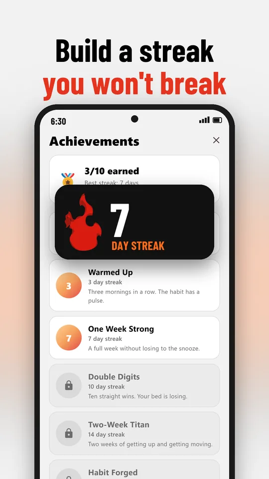 Build a streak you won't break